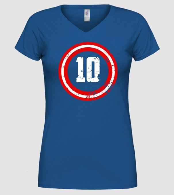 Birthday captain 10 Years old model albastru regal pe tricou