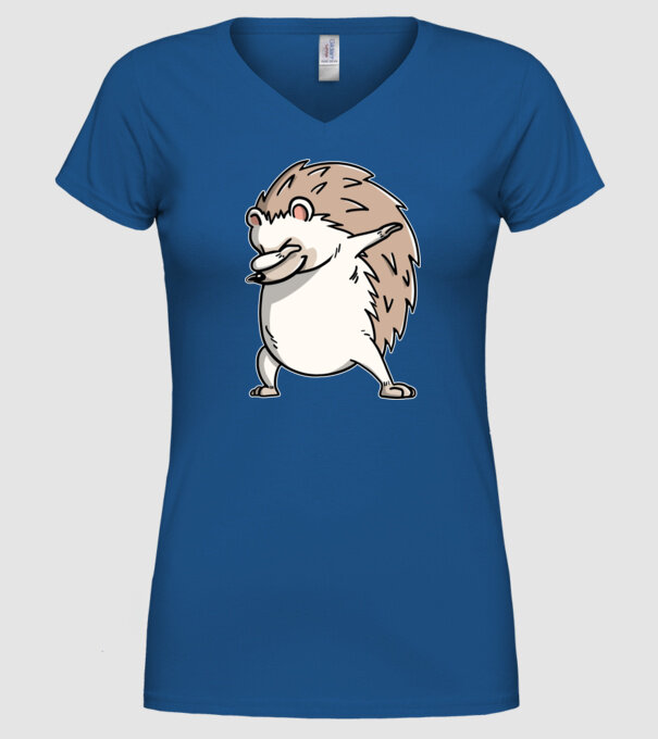Arici DAB model albastru regal pe tricou