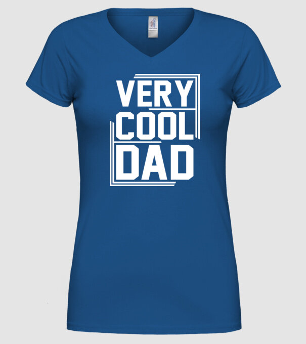 Very Cool Dad model albastru regal pe tricou