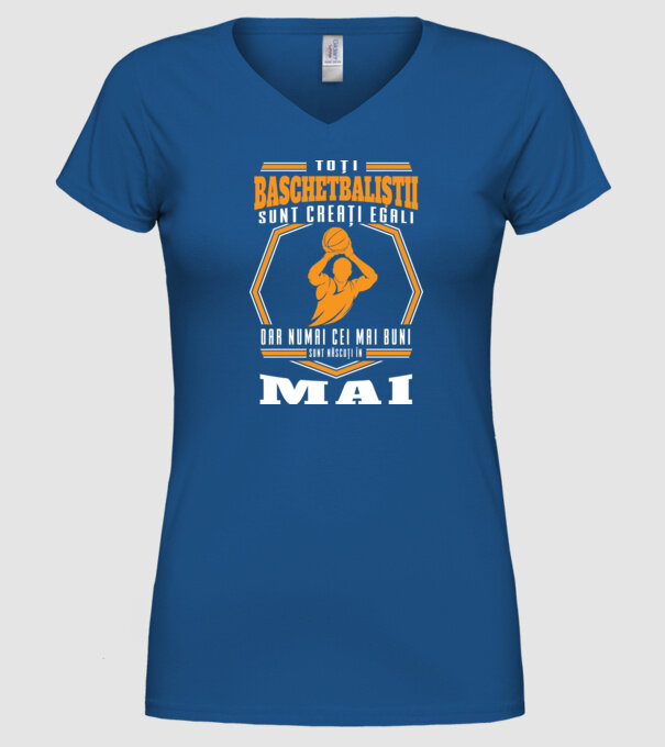 Toți baschetbaliștii sunt creați egali, dar numai cei mai buni sunt născuți în mai model albastru regal pe tricou