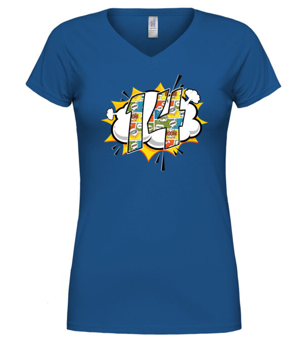  model  pe tricou