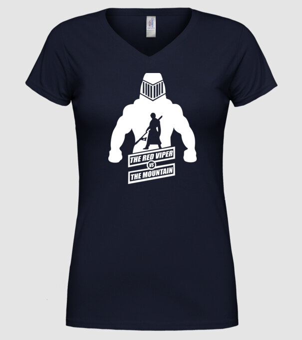 Muntele model albastru închis pe tricou