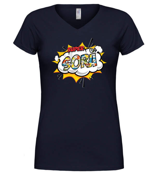 model  pe tricou