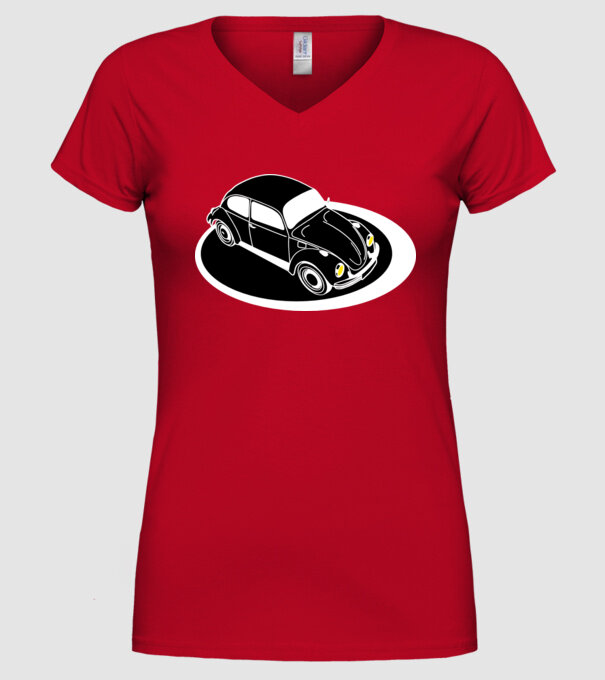 Insectă 3 culori model roșu pe tricou