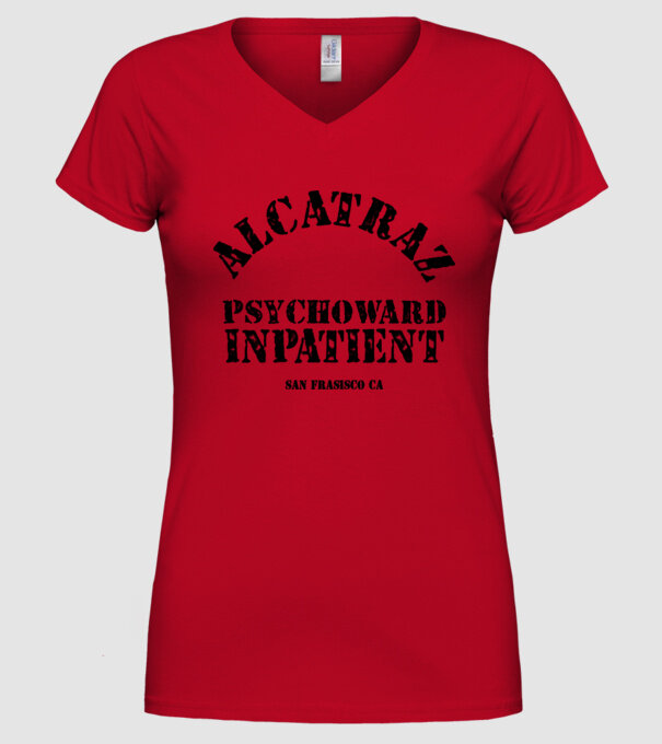 Închisoare carnaval model roșu pe tricou