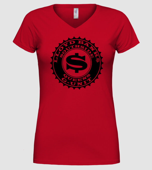 lloyd banks south side model roșu pe tricou