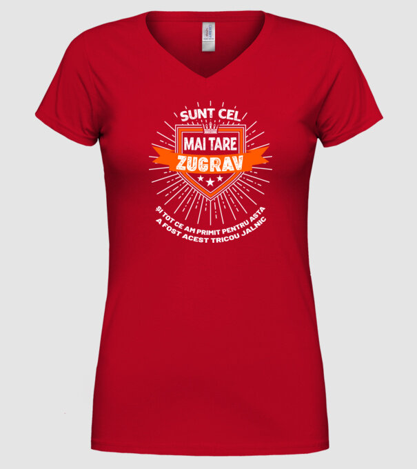 Sunt cel mai tare zugrav și tot ce am primit pentru asta a fost acest tricou jalnic model roșu pe tricou