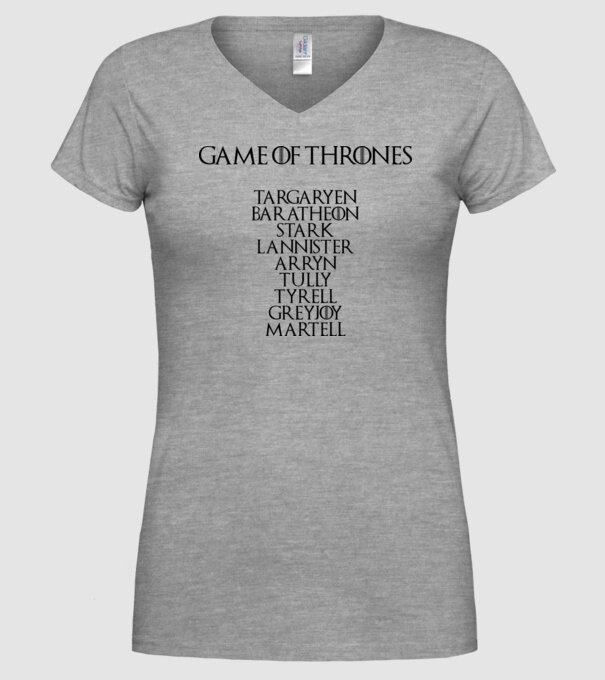 Game of Thrones model gri pe tricou
