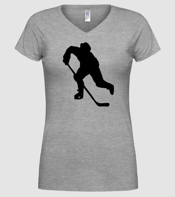 hochei model gri pe tricou