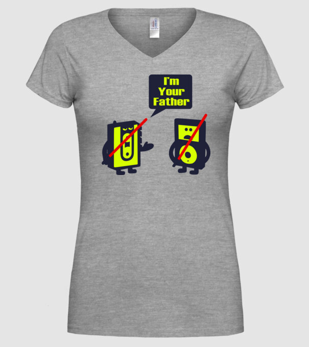 'I''m Your Father 1' model gri pe tricou