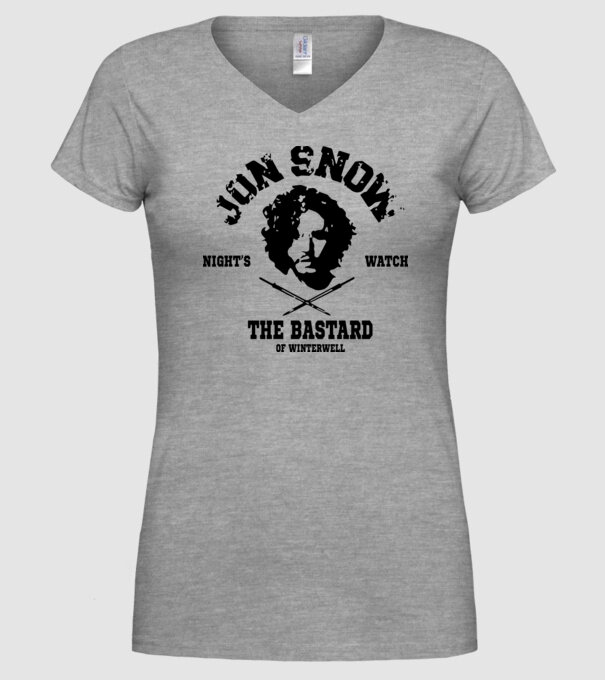 'Jon Snow Night''s Watch' model gri pe tricou