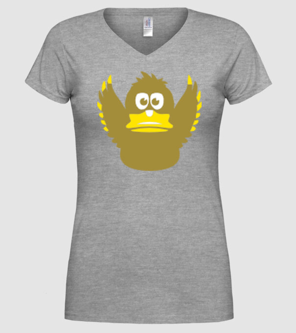 Rață model gri pe tricou