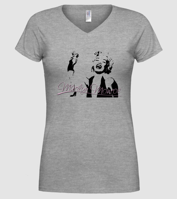 Marilyn Monroe model gri pe tricou