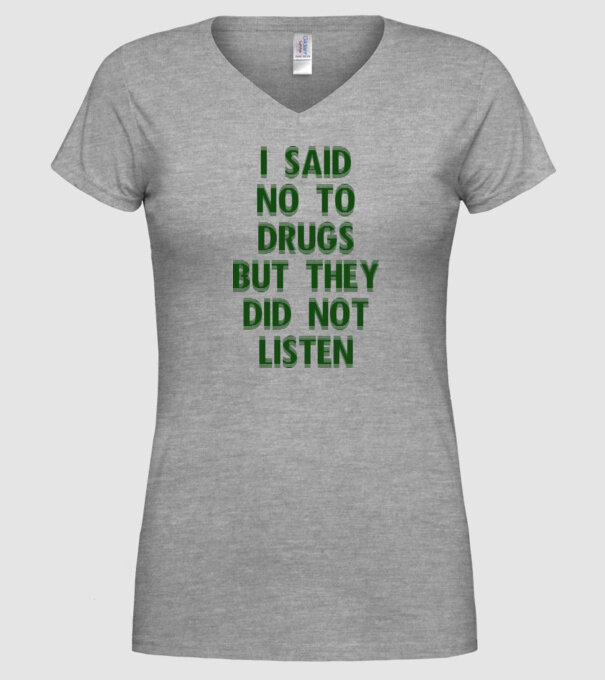 Say no... model gri pe tricou