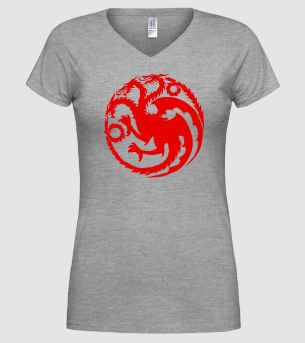 Targaryen model gri pe tricou