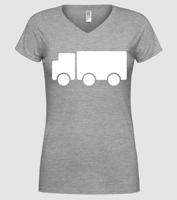Camion 2. model gri pe tricou