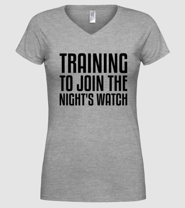 Training to join the nights watch model gri pe tricou