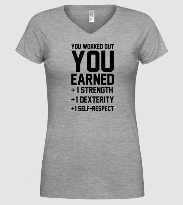 You worked out model gri pe tricou