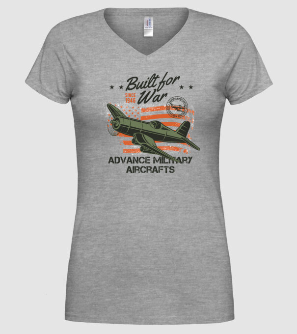 Avioane model gri pe tricou