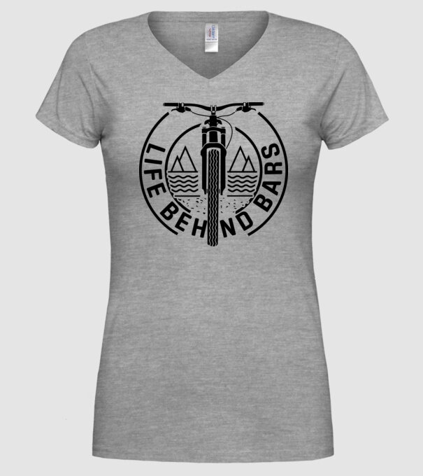 Life behind bars model gri pe tricou