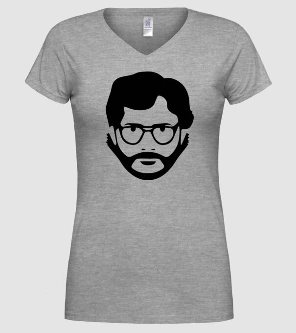 professor simple model gri pe tricou