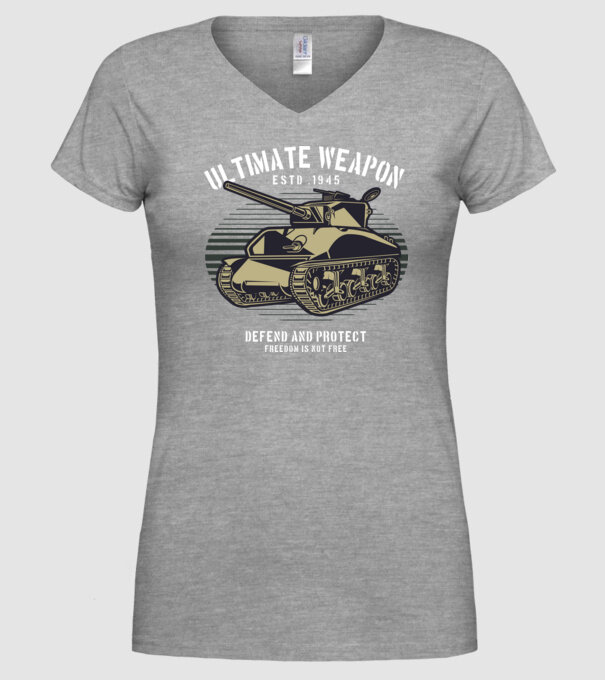 Tancuri model gri pe tricou