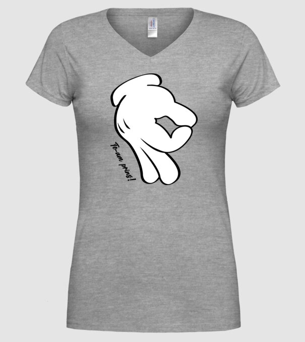Te-am prins model gri pe tricou