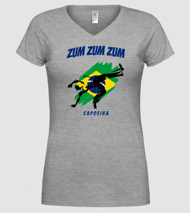 ZUM ZUM ZUM model gri pe tricou