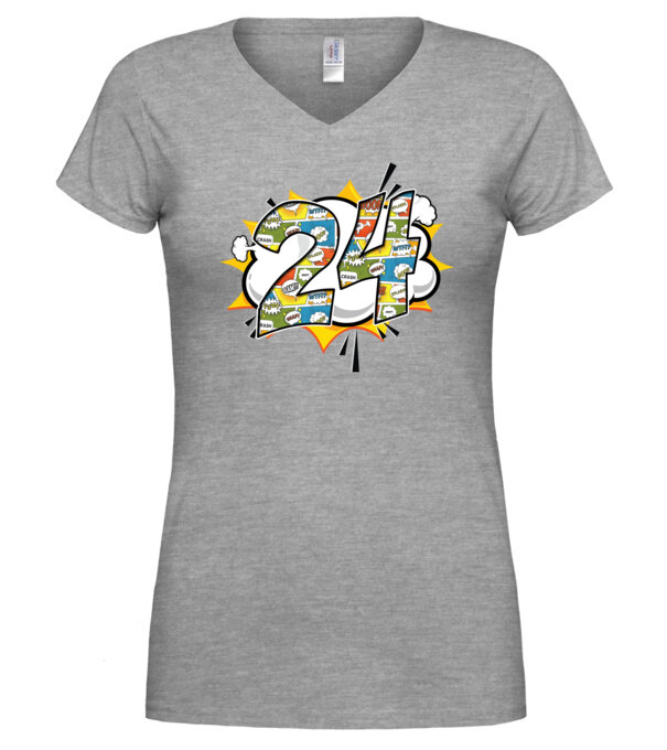  model  pe tricou