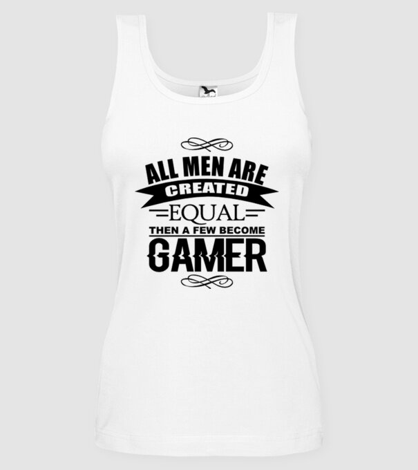 All men are created equal... model alb pe tricou