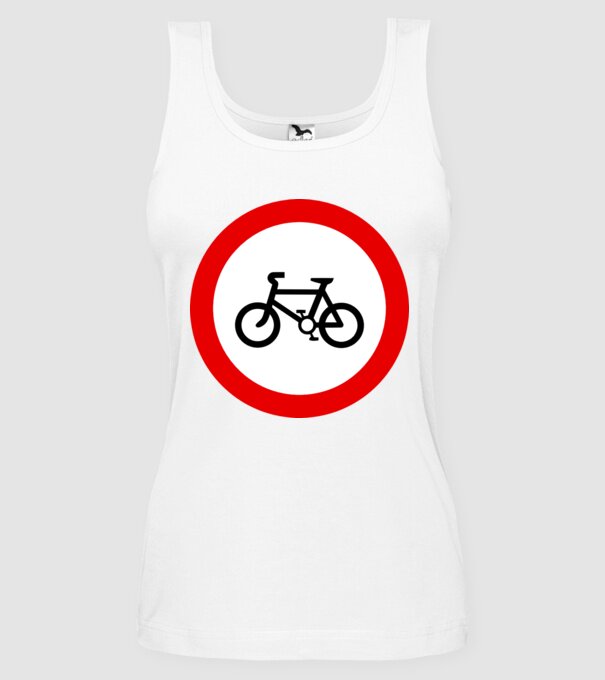 Pistă pentru Biciclete model alb pe tricou