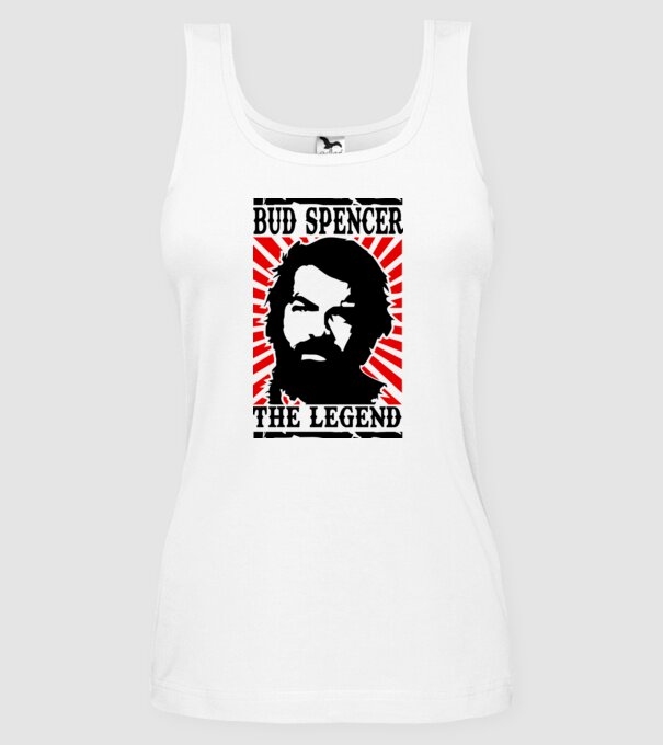 Bud Spencer Legend model alb pe tricou