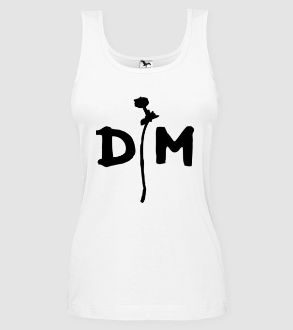 Depeche Mode model alb pe tricou