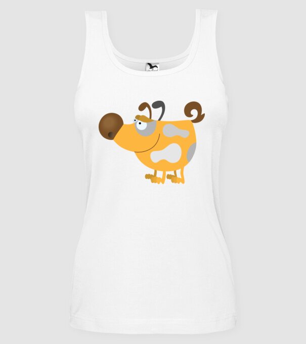 model alb pe tricou