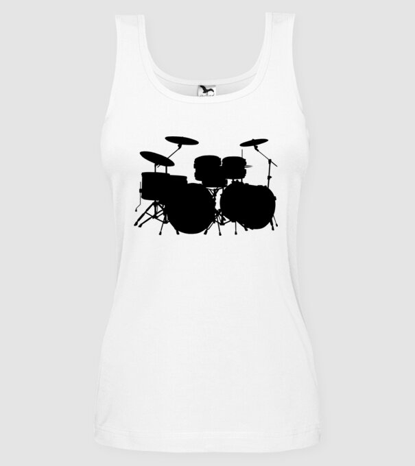 drum model alb pe tricou