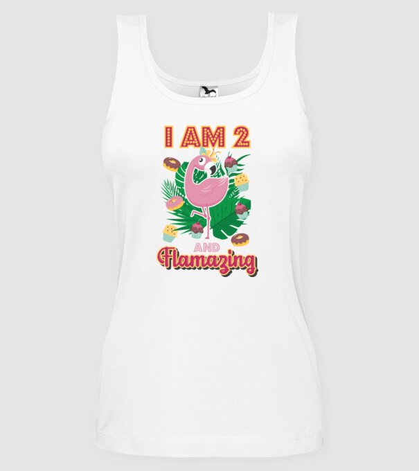 FLAMAZING Birthday 2 Years old model alb pe tricou