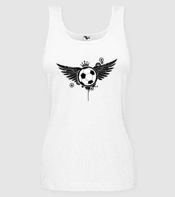 Aripă fotbal model alb pe tricou