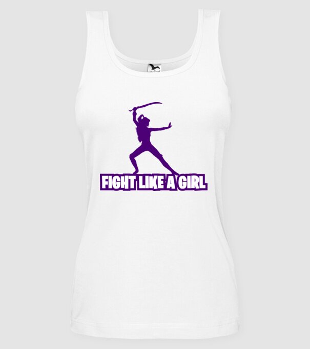 Fată Fortnite model alb pe tricou