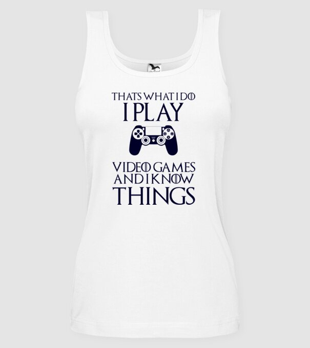 Gaming of Thrones model alb pe tricou