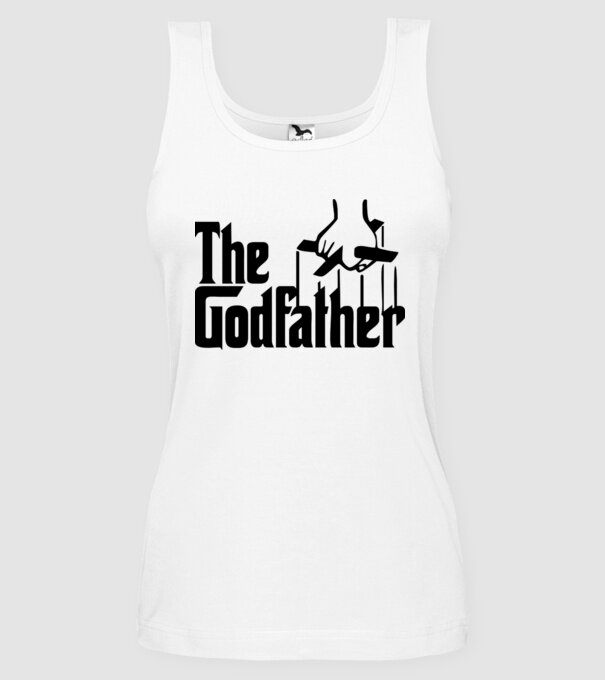 Godfather model alb pe tricou