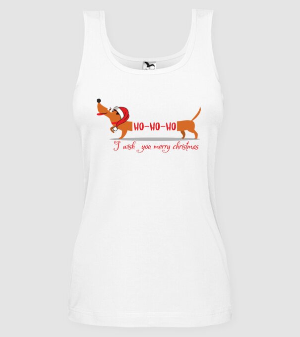 HoHoHo model alb pe tricou