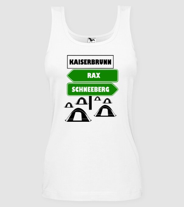 Kaiserbrunn model alb pe tricou