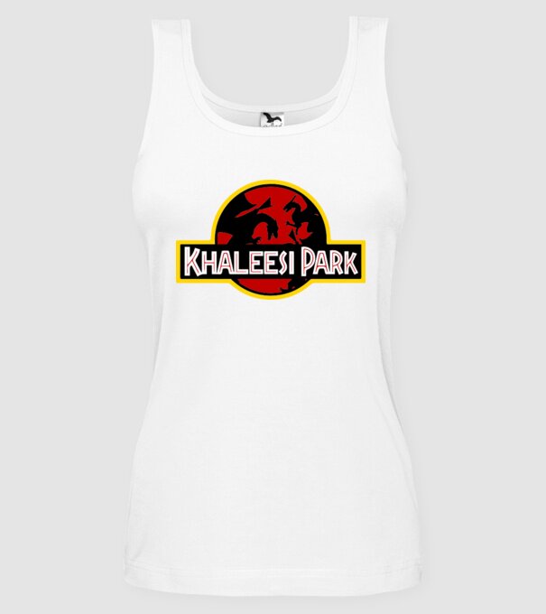 Khaleesi Park model alb pe tricou