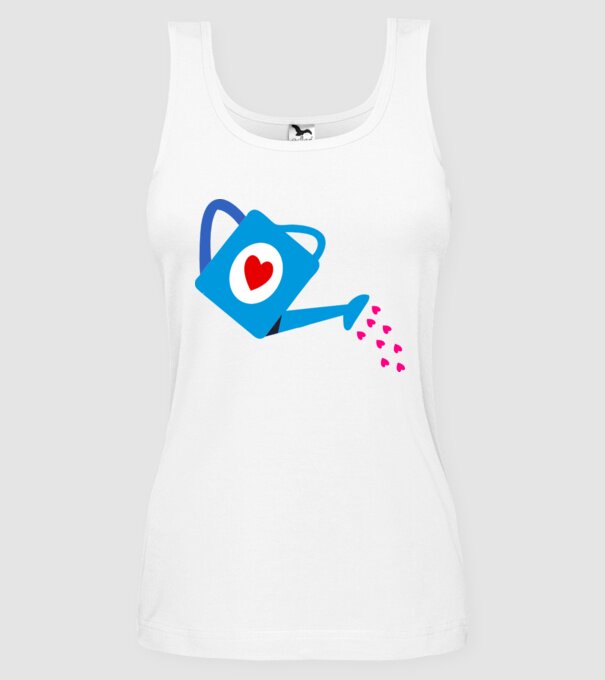 Cană de stropit model alb pe tricou