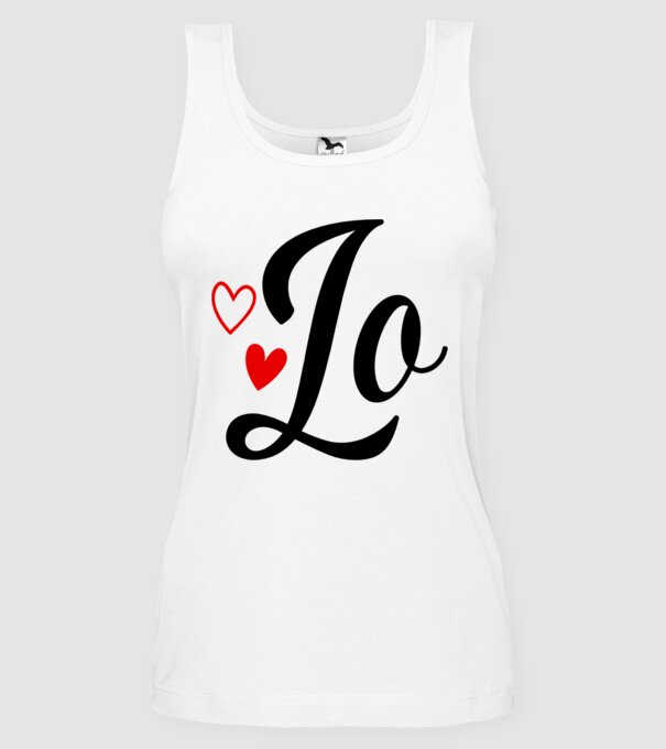 Cuplu LOVE model alb pe tricou