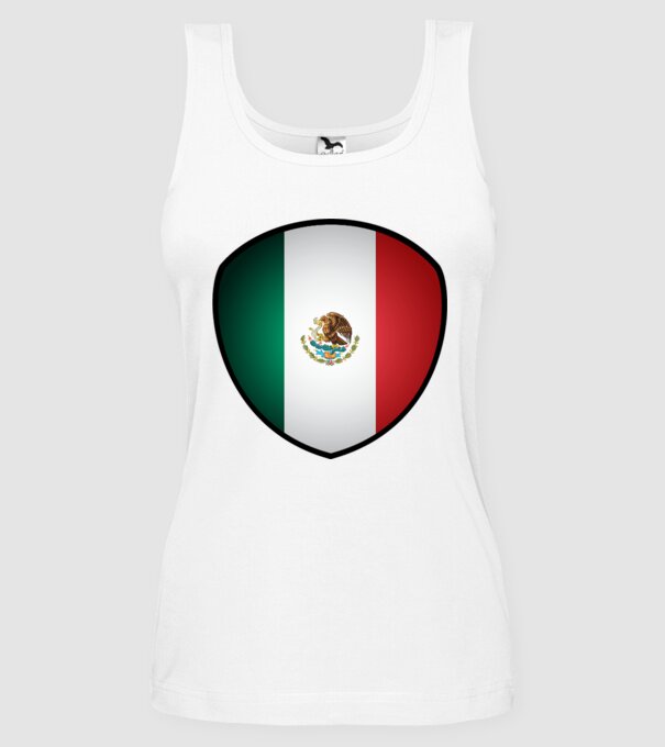MEX-jabulani-flag model alb pe tricou