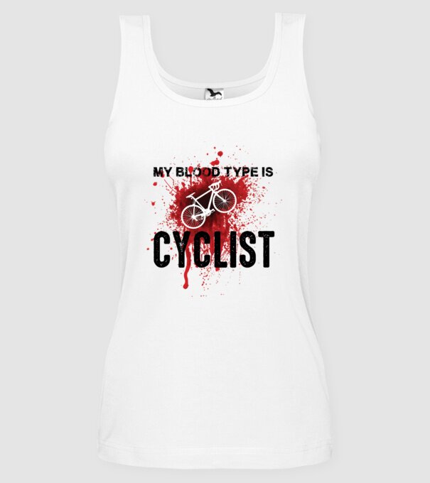My blood type model alb pe tricou