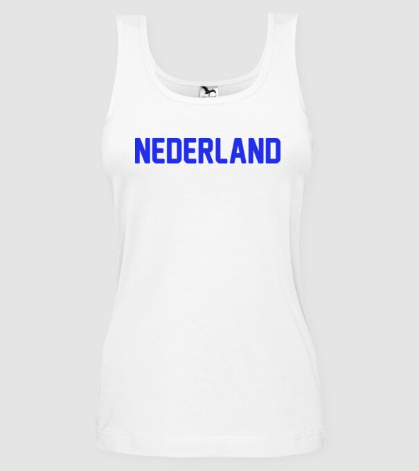 Nederland model alb pe tricou