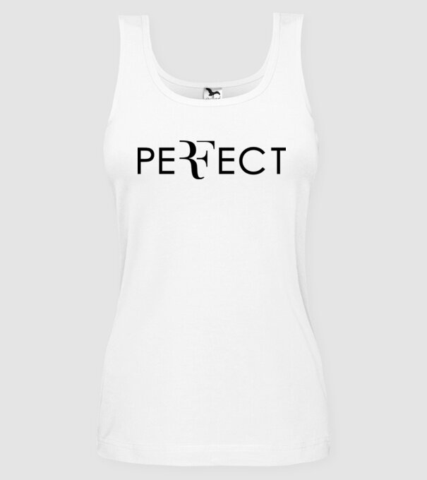 Perfect Federer model alb pe tricou