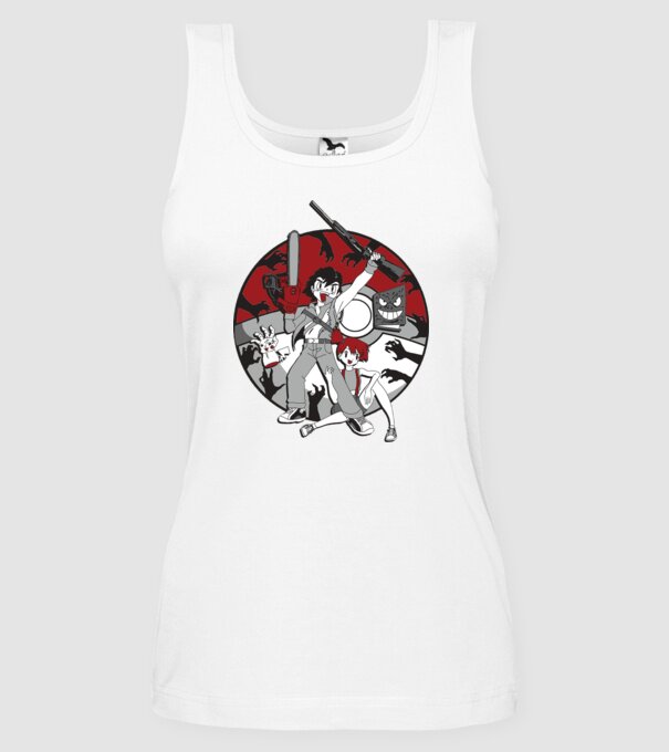 pokemon survive maki model alb pe tricou